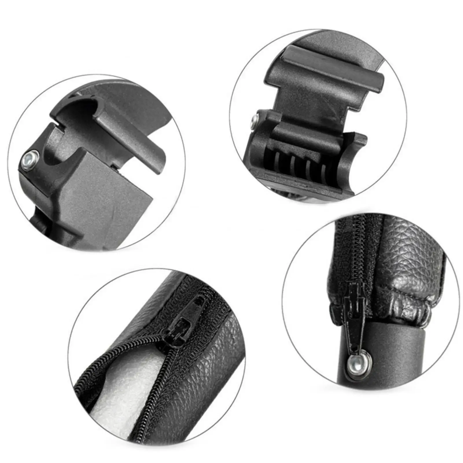 Baby Trolley Pushchair Armrest Handle, fácil de usar, Design Adequado para Substituição de Bumper Bar, Conveniente de instalar