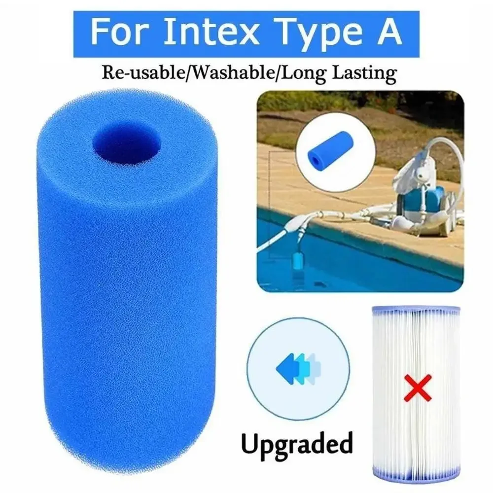 Cartucho de esponja Evolver para piscina, limpiador de bioespuma lavable reutilizable, bolsa de agua, filtro cilíndrico concéntrico, piezas de esponja