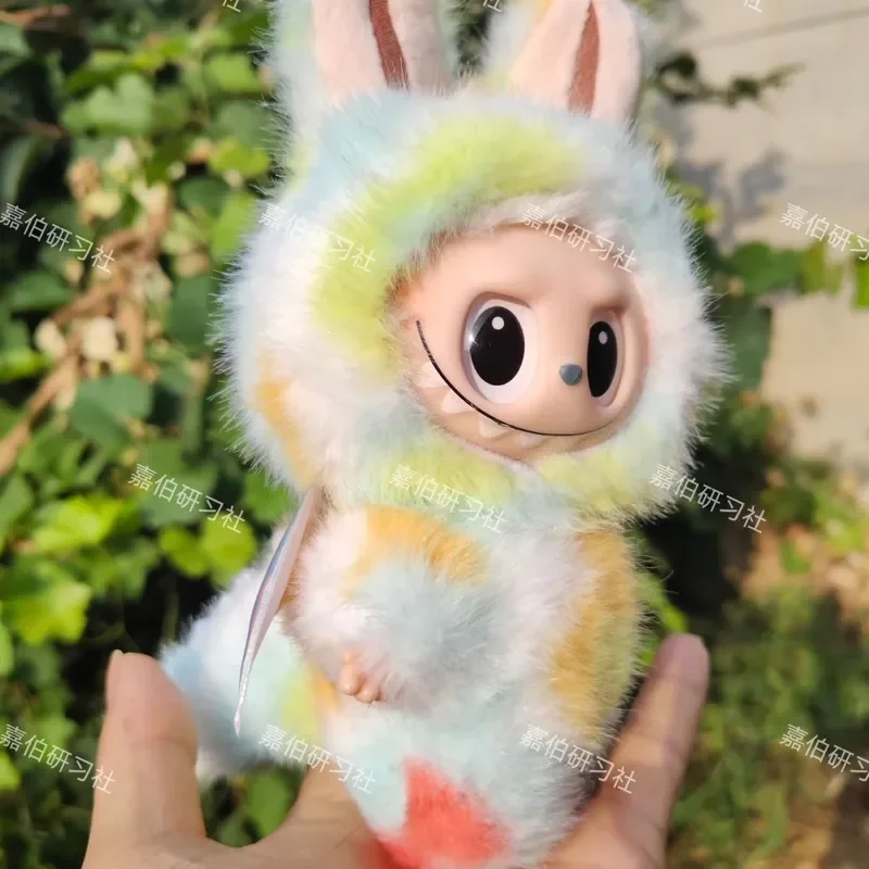 Für/Stoff Labubu Puppe Engel Kleidung Nette Flügel Mit Schwanz Overall Vinyl Puppe Kleidung Zubehör