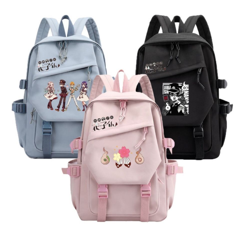 Toilet Bound Hanako Kun Backpack Hanako Yashiro Nene Minamoto Kou Cartoon School Bag Large Capacity Student Travel  Schoolbag