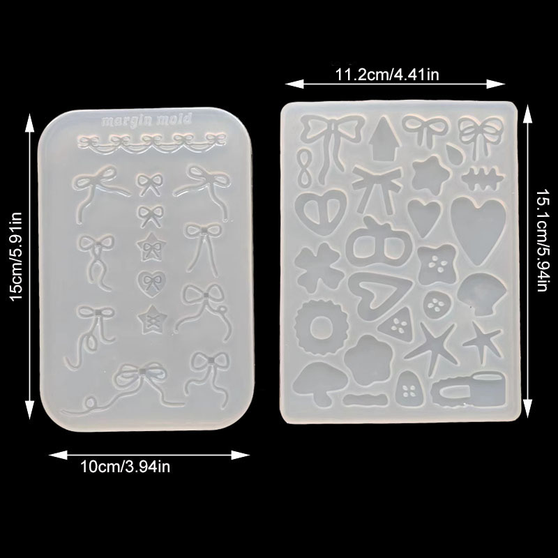 DIY ремесло в форме галстука-бабочки силиконовая форма для эпоксидной смолы формы для ювелирных изделий