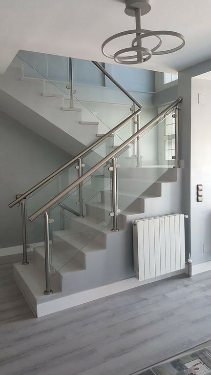 Glass Balcony Barrier Glass Railing Aluminum U Channel Profile Villa Apartment Balustrade Stainless Steel Handrail Deck Railings