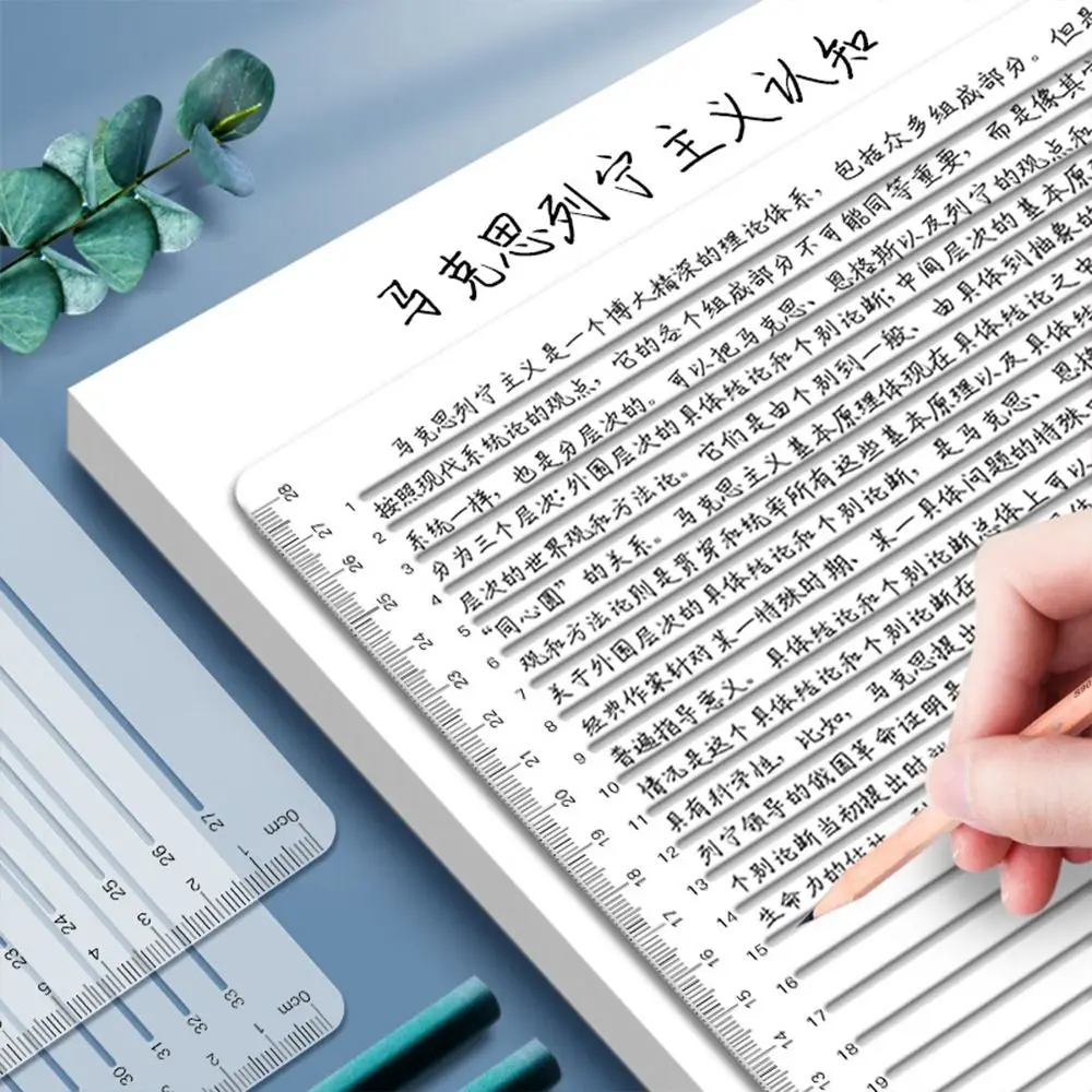 Homework Examination Scribing Free Lines Markings Ruler Straight Line Stencil Ruler Calligraphy Template Writing Stencil Ruler