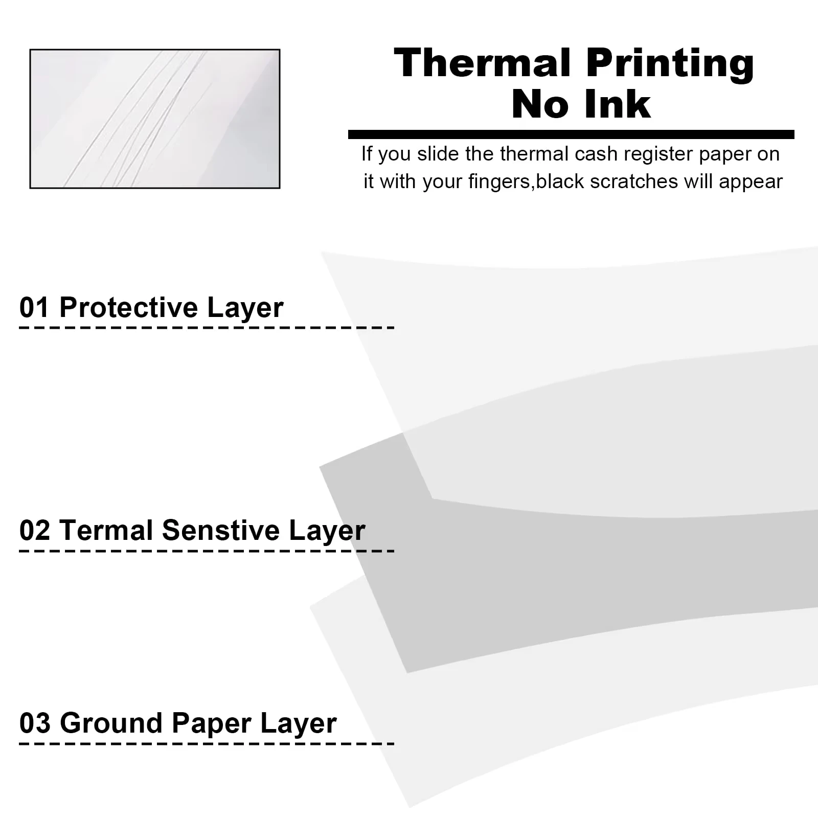 Bulk 57x40mm Thermal Cash Register Rolls - High-Quality POS Printer Paper for Supermarkets