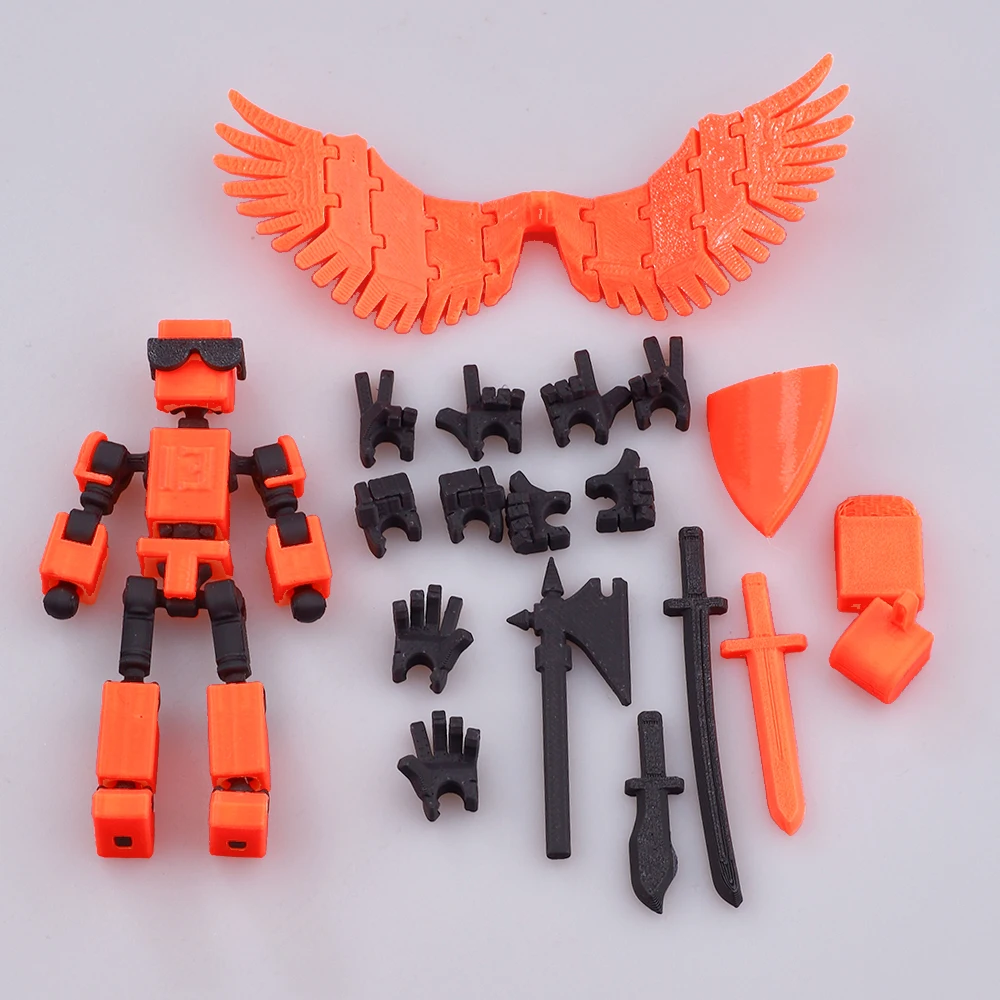 多関節可動シェイプシフトロボット 3D プリントマネキン Mini13 キャラクターフィギュアおもちゃ子供大人親子ゲームギフト