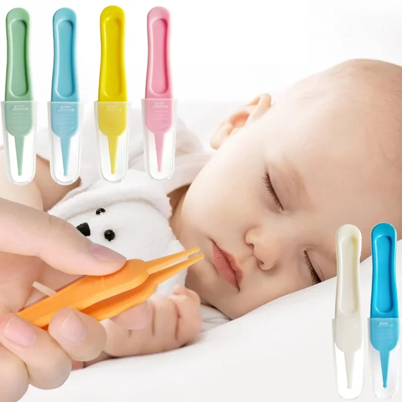 Clearance_Baby Dig Booger Clip Kleinkinder Ohr Nase Nabel Clean Tools Kinder Sicherheit Pinzette Reinigungszange Kleinkind Nasenhöhle Auto