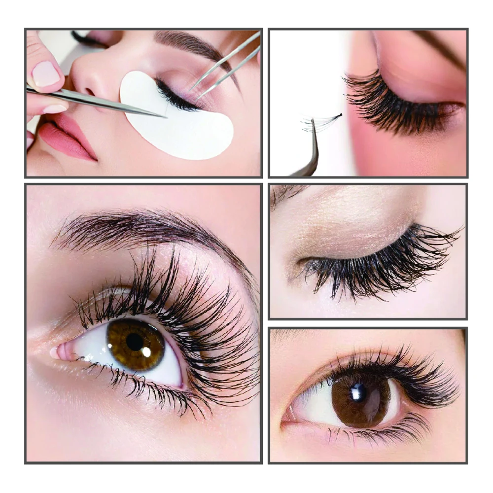 20/50/100pcs Eye Patches Eyelash Extension Under Eye Pads Makeup Eyelash Patches Tip Stickers Pads For Eyelash Extension Makeup