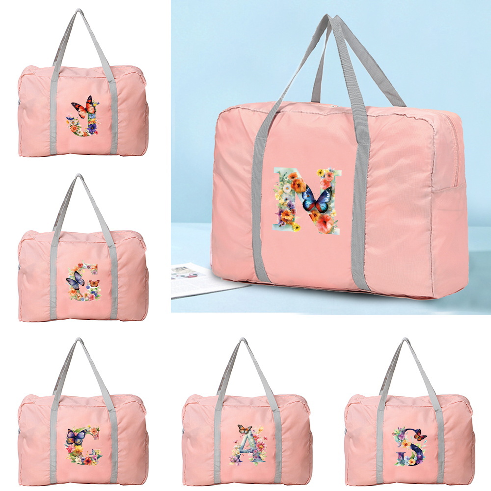 Багажные дорожные сумки Boston, органайзеры, вместительная сумка для выходных, складная сумка для хранения одежды серии Butterfly, мода 2024