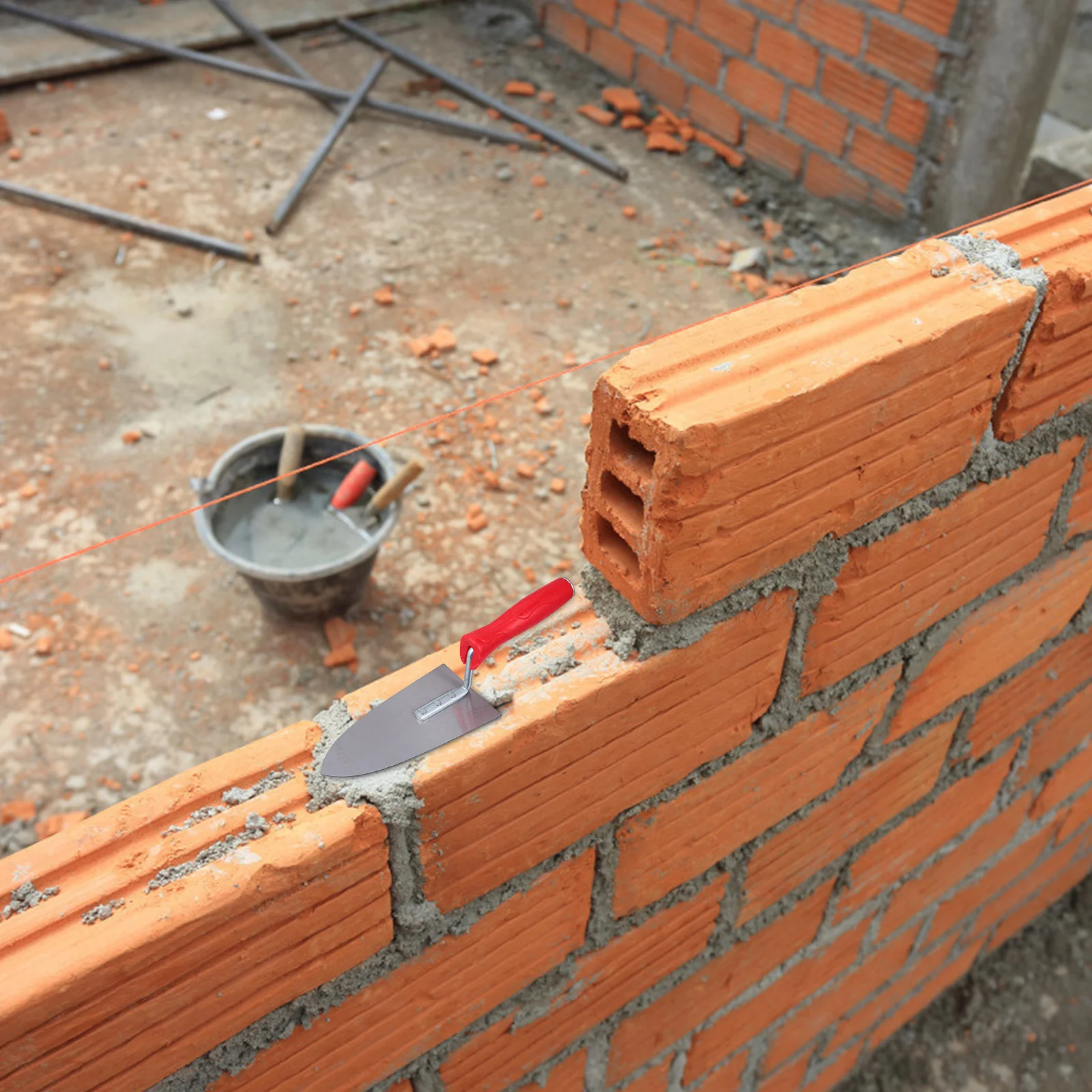 Trowel Small Brick Bricklaying Tools Gauging Construction Spatula Putty Plaster Plastering Knife