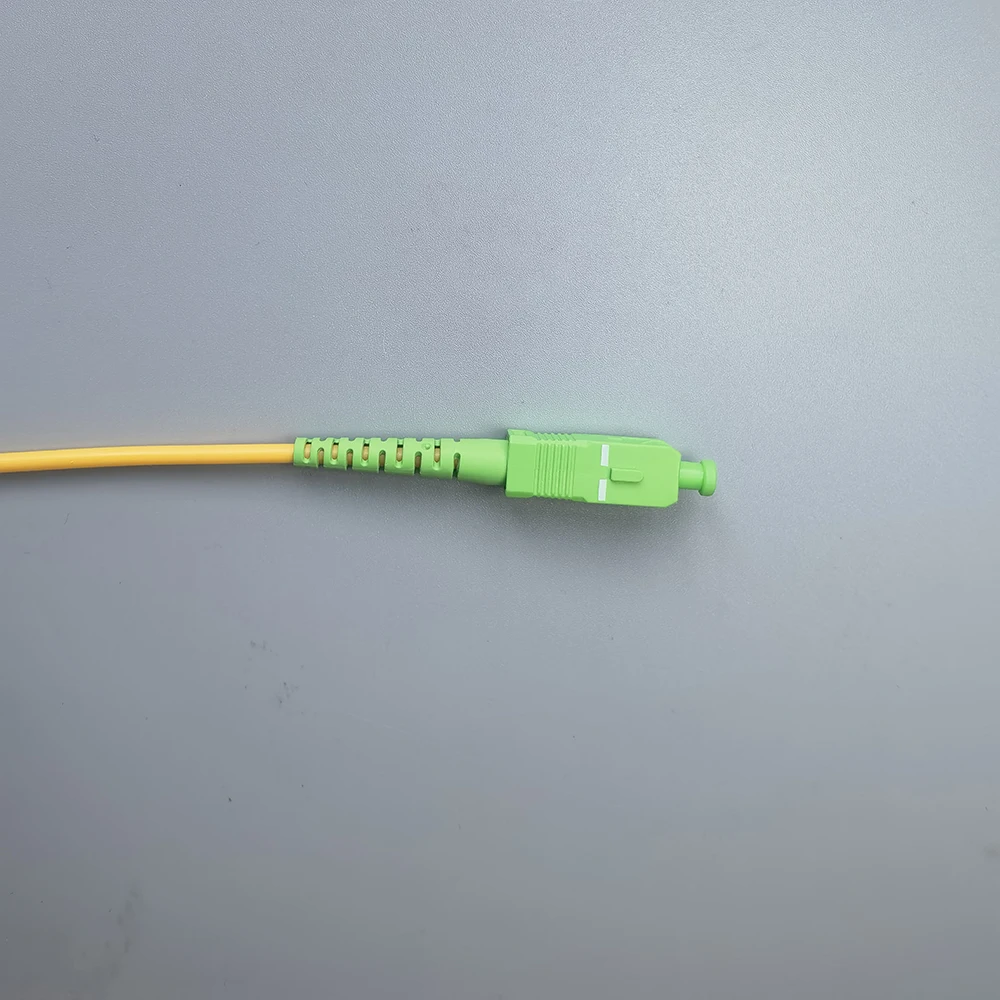 Cabo de fibra óptica 1.5m/2m/3m/5m/10m/15m sc/APC-SC/apc interno fttr cabo de extensão de modo único adaptador gratuito fibra óptica