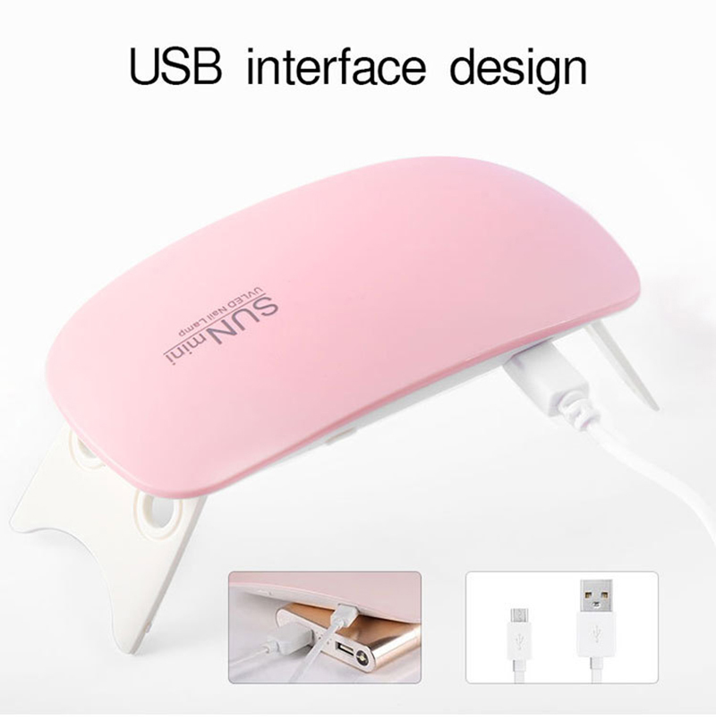 Bureau Drogen Nagellamp Gereedschap Nageldrooglamp Machine Draagbare Mini USB 6W 3LED UV-manicurelamp Nagel USB Thuisgebruik Nagellamplicht