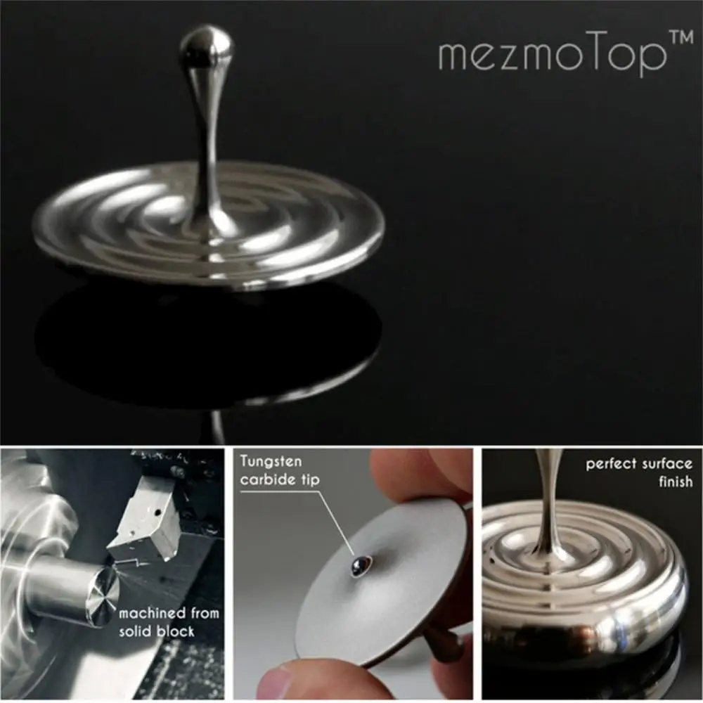 Spinning Top หมุนแม่เหล็กตกแต่งเดสก์ท็อปหยด Spiner ของเล่นของขวัญขายร้อนภาพยนตร์ Totem พิมพ์ Spinning Top