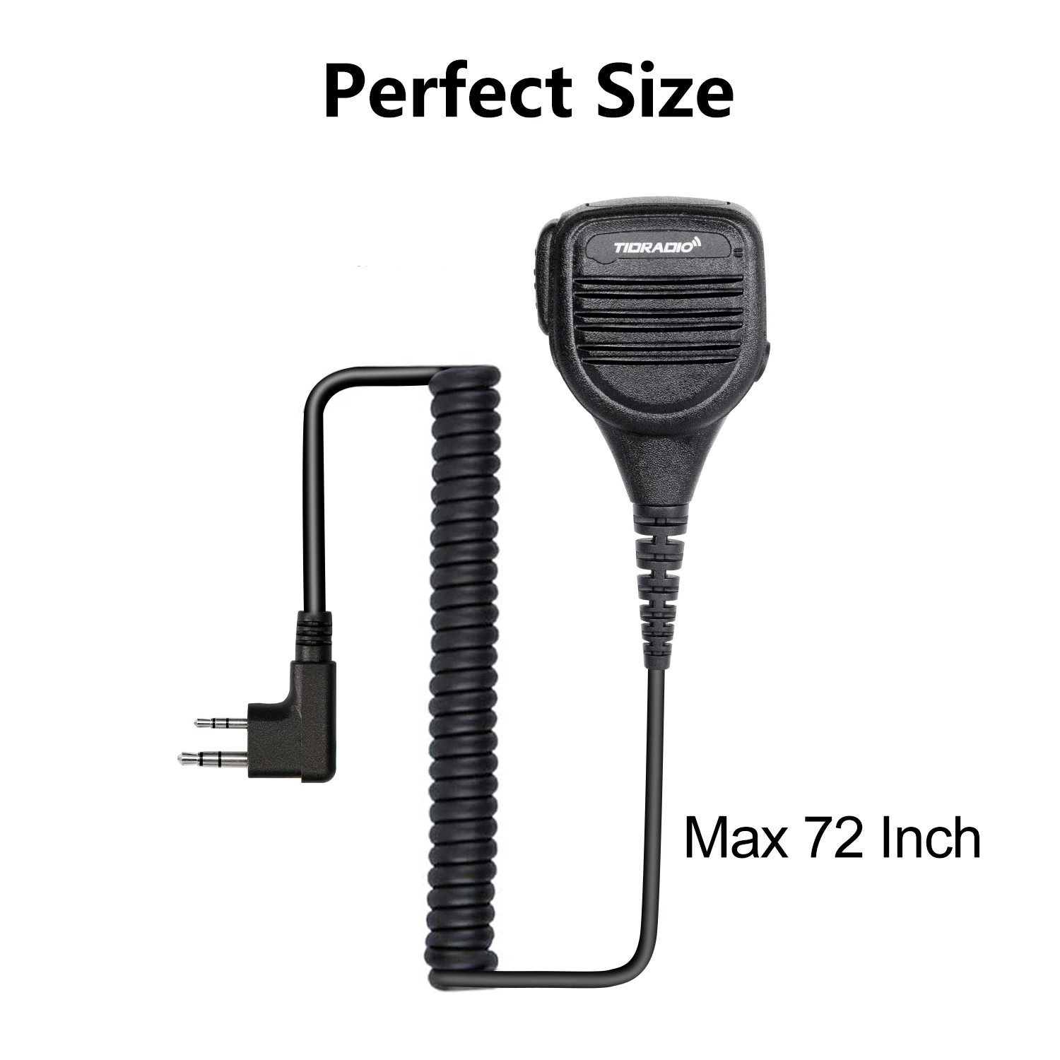 Аксессуары для рации TIDRADIO Ручной микрофон MIC для BAOFENG UV-5R BF-F8HP 5RM UV-21R UV-5G Plus TIDRADIO TD-H3 TD-H8