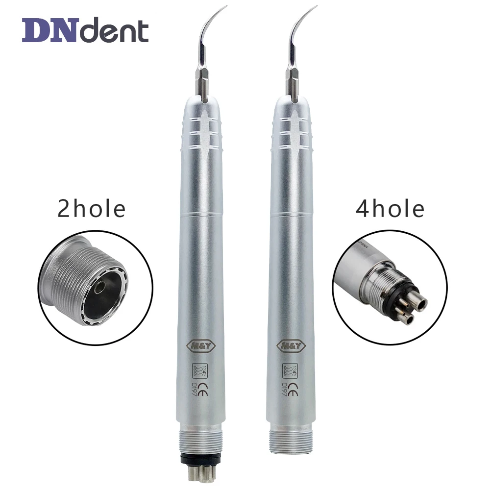 Alat genggam Dental ultrasonik, Scaler udara ultrasonik dengan 3 ujung 2 lubang 4 lubang, Scaler pneumatik, penghilang karang tembakau, bahan Dental