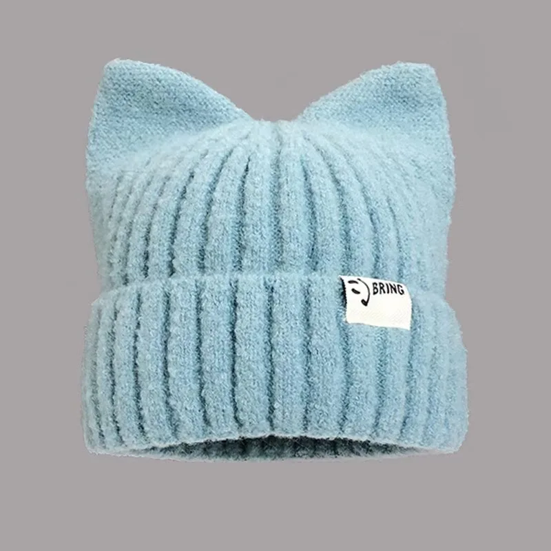남성용 모험 시간 모자 Balaclava Beanie 토끼 귀 모자 모자 겨울 여성 겨울 액세서리 재미있는 모자 나비 풀오버 모자