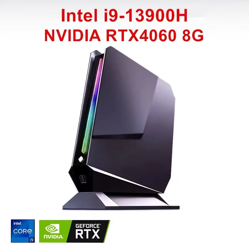 2025 Intel NUC Gaming Computer Intel Core i9 13900H i7 13700H Nvidia RTX 4060 8G Discrete Graphics Windows 11 Mini Pc 3x4K WiFi6