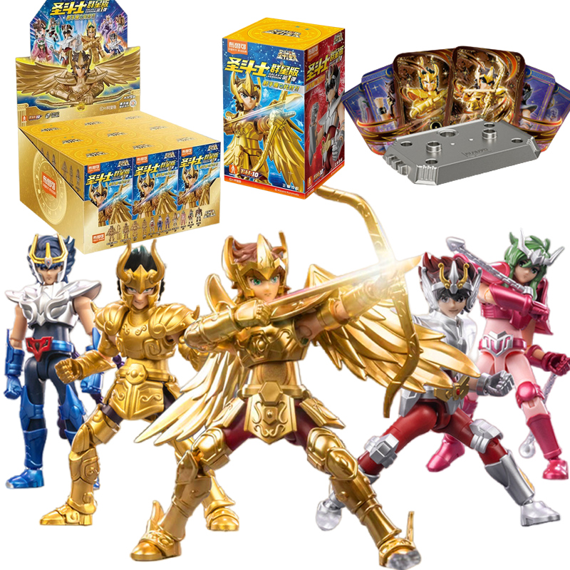 金のアクションフィギュア,聖闘士星矢,aiolos,Shura,射手座,銀河版,オリジナルのおもちゃ,クリスマスプレゼント