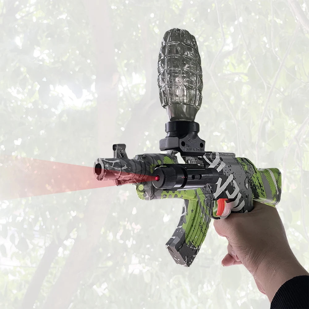Pistola de juguete infrarroja Blaster de bola de Gel eléctrica, regalo para actividades al aire libre