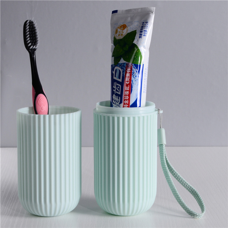 Toothbrush Cup Portable Toothbrush Holder Multifunction Travel Cup Organizer Toothbrush Case and Bathroom School Trip