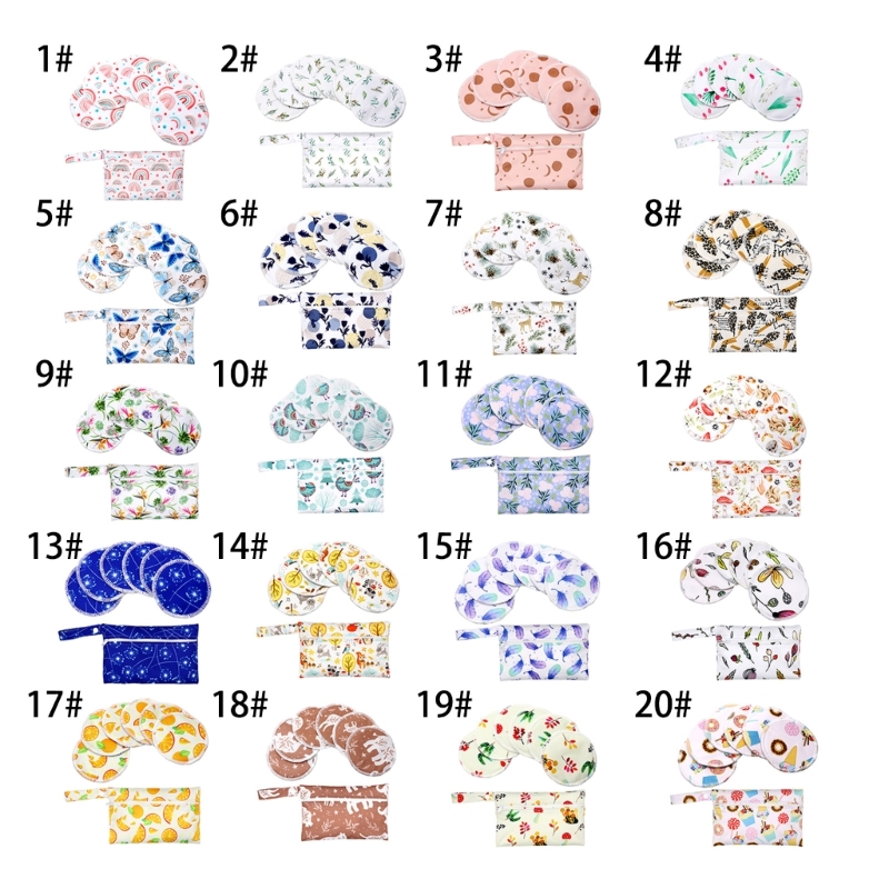 Stilleinlagen-Set aus Bambusfaser, sanftes Still-Essential mit Wickeltasche, Anti-Überlauf-Einlagen für schwangere Frauen