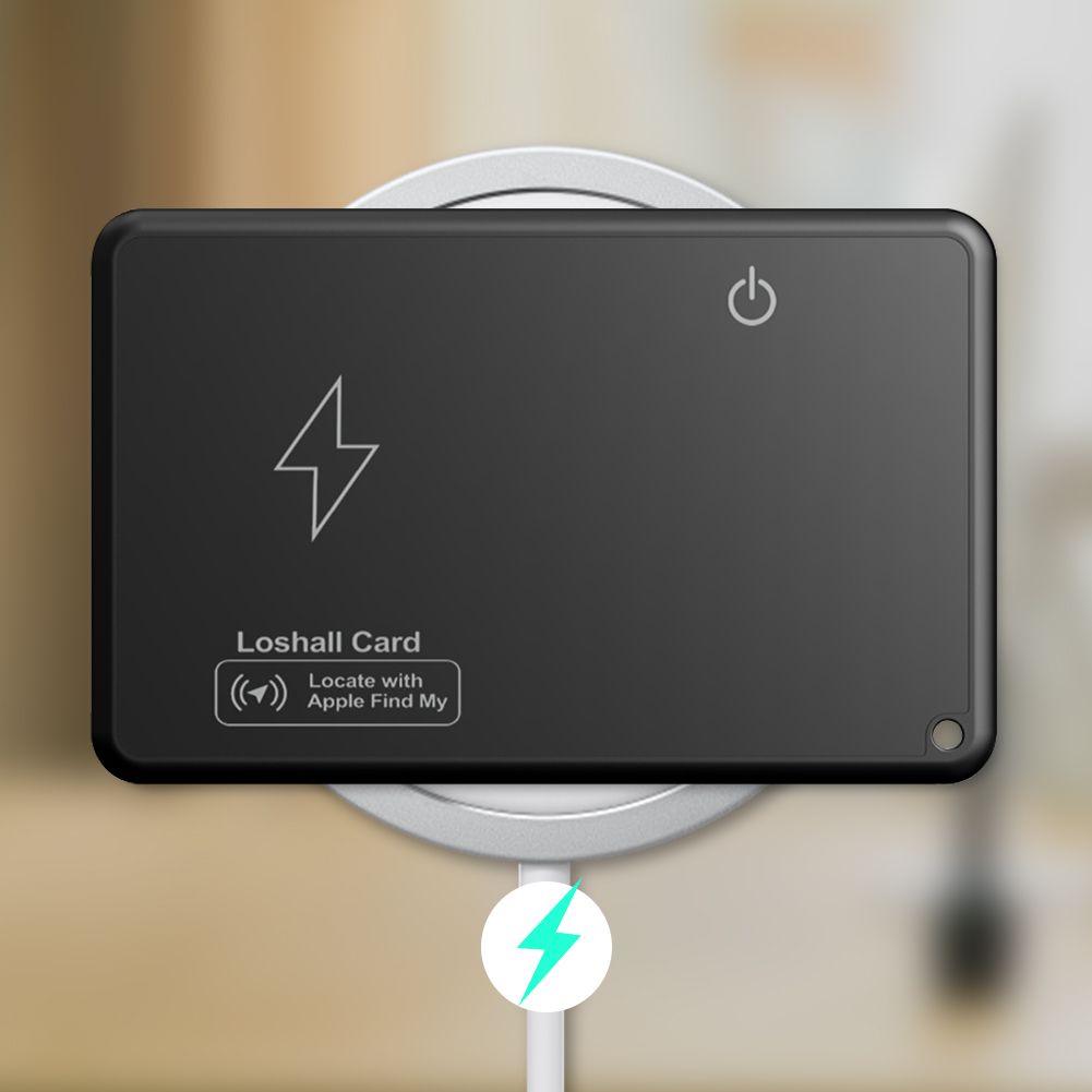 Wallet Tracker Card Wireless Charging Tracking Location Gps Locator Smart Tag Iphone Apple Device Find My Airtag Replacement