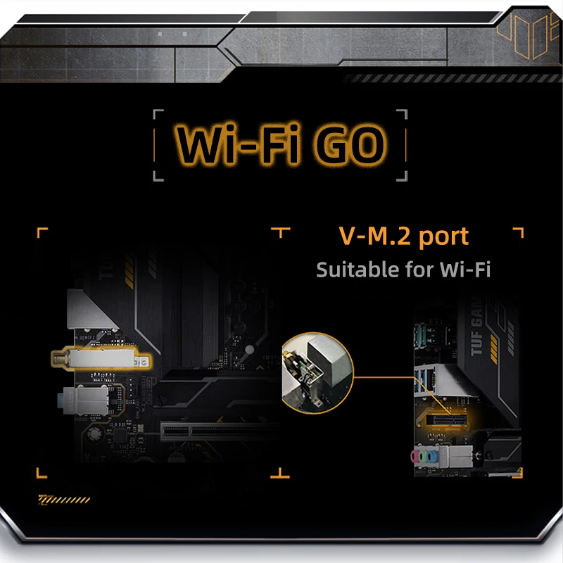 Wi-Fi-карта Intel AX210 AX210ngw WFi6E Беспроводная сетевая карта Bluetooth 5.3 Wi-Fi-адаптер для ASUS B550 X570 Z270 X99 V-M.2 WiFi Go