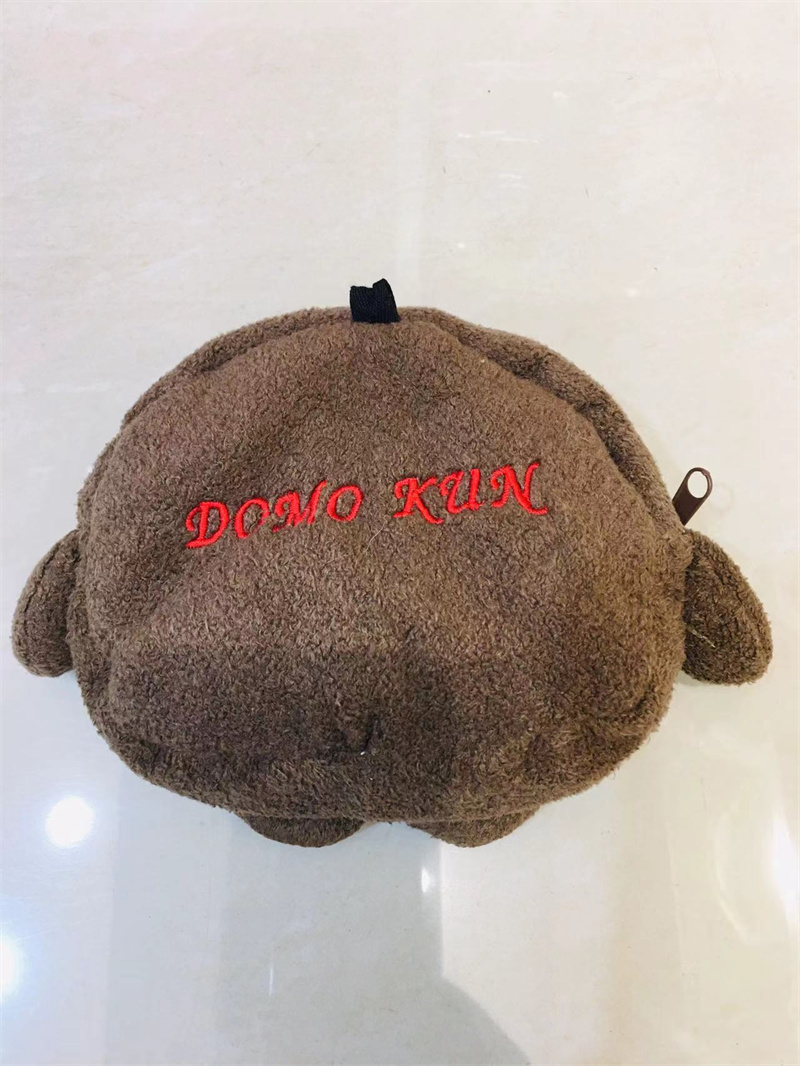 Domo Kun Plush Multi Storage Bag Makeup Organizer Pouch Kawaii Cute Coin Purse Wallet Cosmetic Bags Beauty Vanity Case