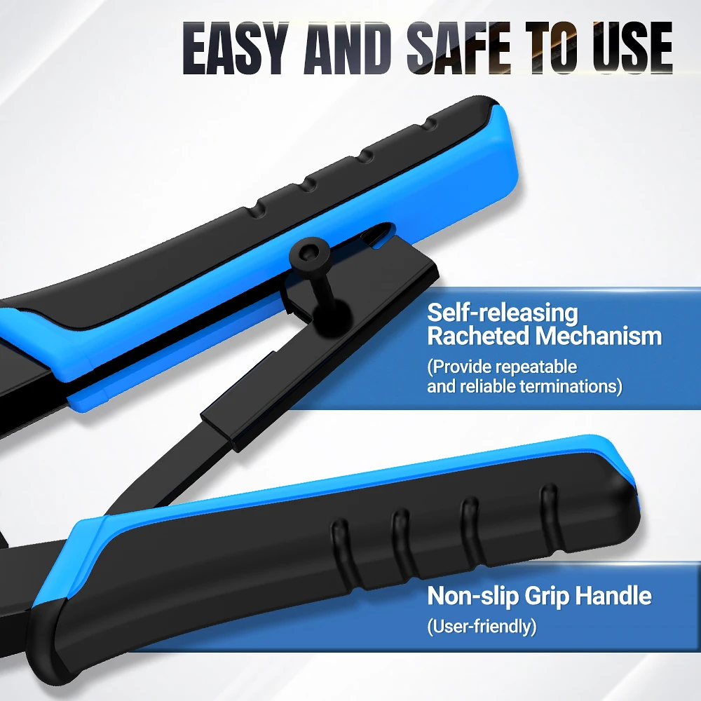 AMPCOM rj45 щипцы RJ11 RJ45 обжимной инструмент интернетной сети LAN. Кабель обжимной резак плоскогубцы для 6P 8P RJ-11 / RJ-12 RJ-45