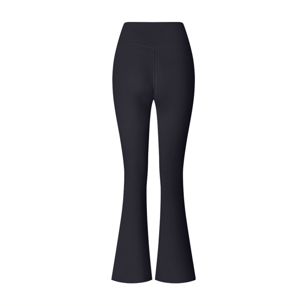 Mallas acampanadas de cintura alta para mujer, pantalones de Yoga para gimnasio, Fitness, entrenamiento, correr, mallas deportivas, Control de barriga, pantalones de pierna ancha para Yoga