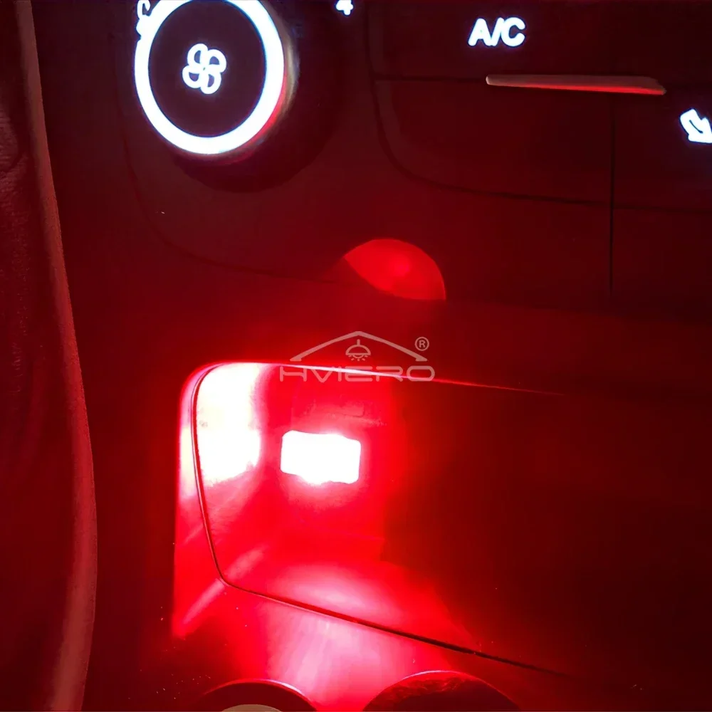Phút Tự Động Đèn LED USB Bầu Khí Quyển Ánh Sáng Đèn Trang Trí Tự Động Chiếu Sáng Khẩn Cấp Đa Năng Máy Tính Di Động Cắm Đỏ Xanh Dương WhitePink
