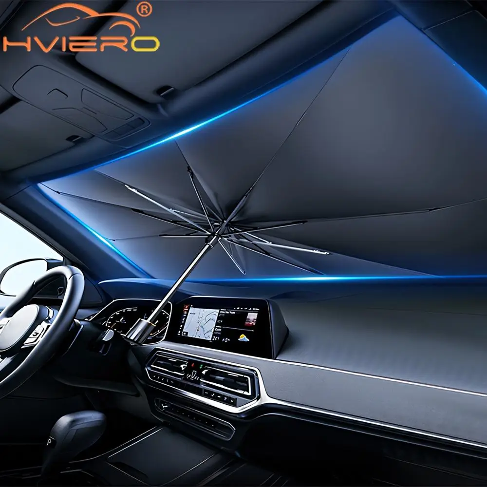 Parasol plegable multiusos para parabrisas de coche, accesorio para Interior, parte, Parasol automático, cubiertas delanteras