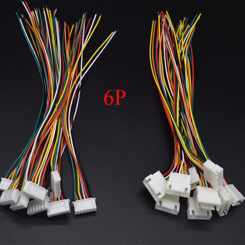 10 пар Micro JST XH 2,54 2P 3P 4P 5P 6PIN штекер-мама с шагом 2,54 мм с проводом Кабель для зарядки аккумулятора
