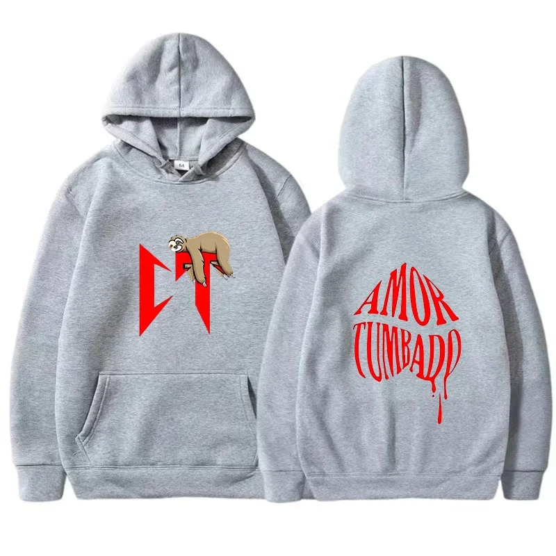 남성 패션 Natanael Cano 긴 소매 Corridos Tumbados 후드 티 스웨터 여성 캐주얼 하라주쿠 streetwear 풀오버 탑