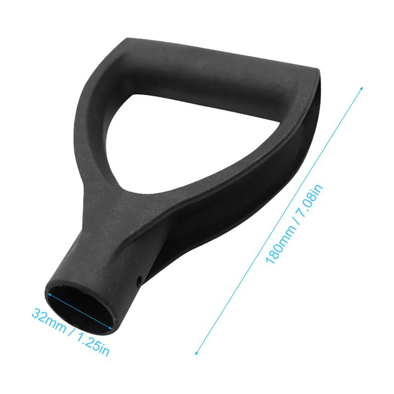 D-shaped snow shovel grip Thickened plastic D-shaped shovel handle for shovel grip digging rake tool replacement accessories