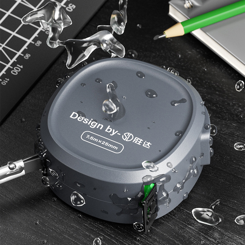 Cinta métrica resistente a caídas, resistente al desgaste, Mini cinta métrica gruesa, cinta métrica de acero de 5m, herramienta de rango de alta precisión