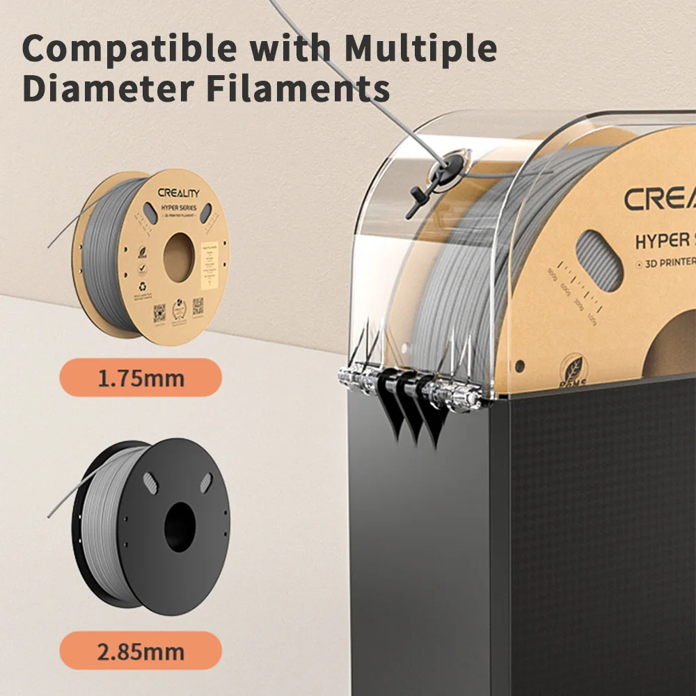 Creality Filamentเครื่องเป่าอัพเกรดพัดลมFilamentกล่อง 1KG PLA PETG ABS TPU Filaments Dehydratorกล่องเก็บFilament Spoolผู้ถือ