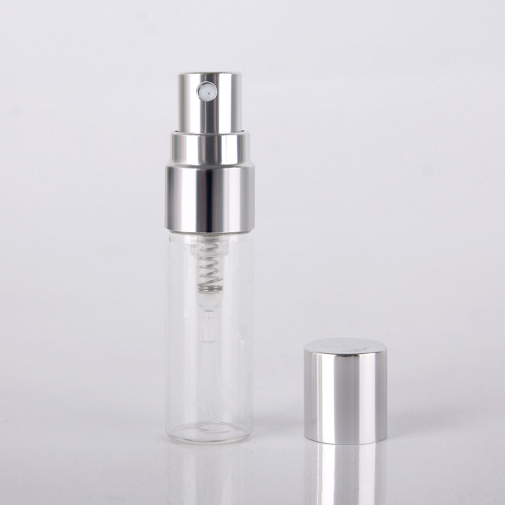 50pcs 100pcs 2ml 3ml 5ml 10ml Sample Refillable Perfume Bottle Empty Mini Spray Bottle Perfume Bottles glass Atomizer Container