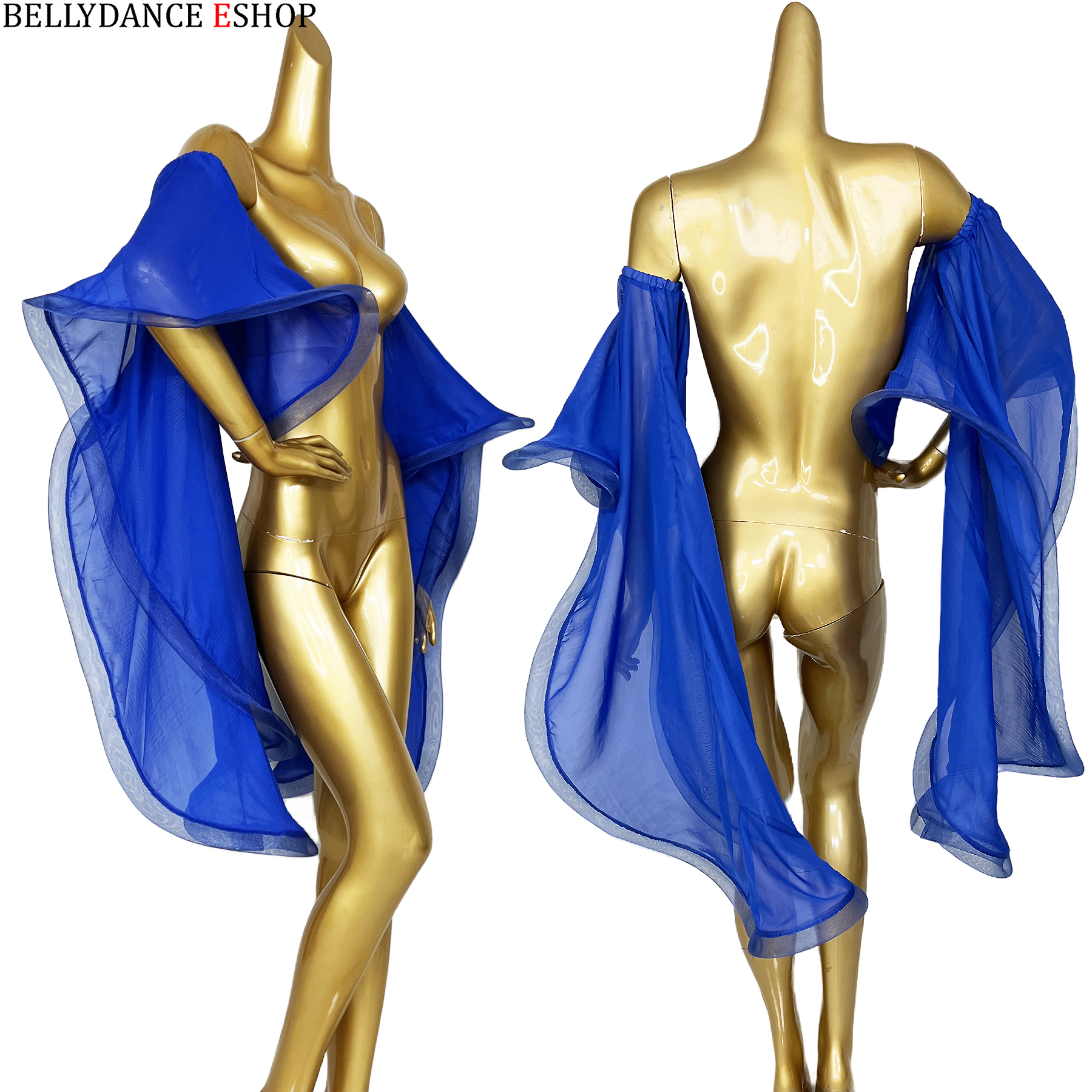 ขายส่งใหม่ Belly Dance เครื่องแต่งกายสําหรับสตรีชีฟองแขนแขนอินเดียเต้นรําเครื่องแต่งกาย Armbands อุปกรณ์เสริม