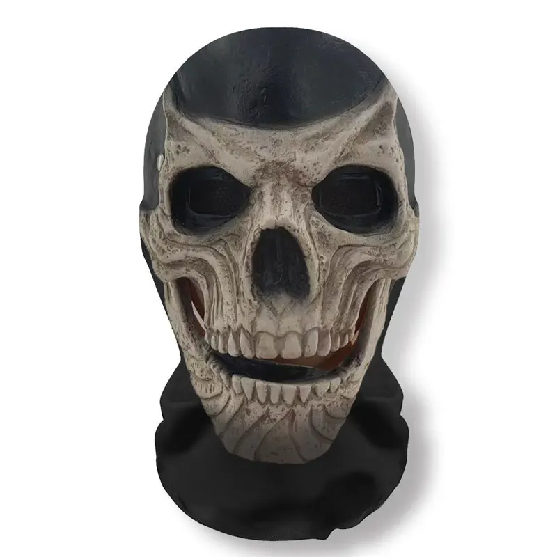 3D Printed Skull Pattern Mask Halloween Party Funny Cosplay Props Full Face Elastic Mesh Breathable Masks Balaclava Headcovers