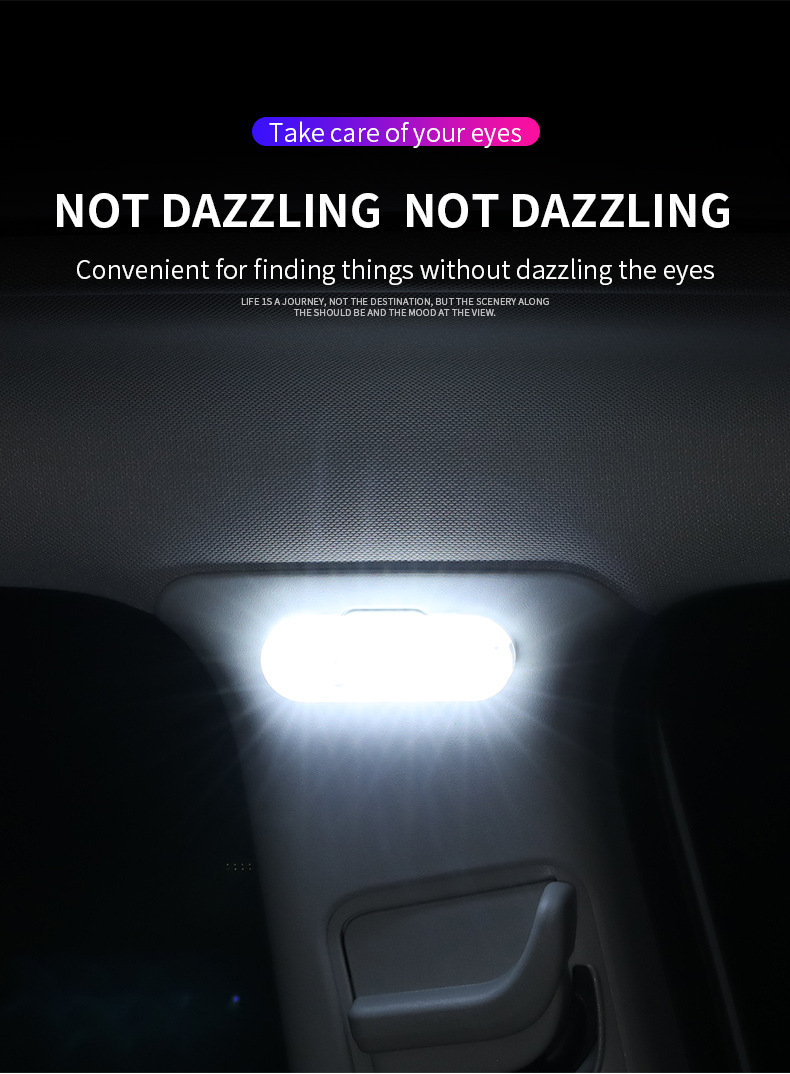 ワイヤレス Led インテリアライト LED ランプ磁気車の天井ランプ読書灯車の装飾屋根マグネットインテリア照明