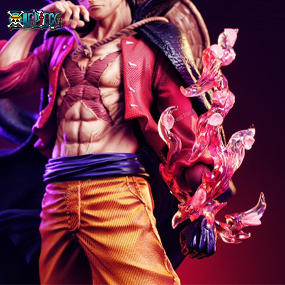 Figura de una pieza anime teatro puño de fuego Luffy modelo adornos juego de marea