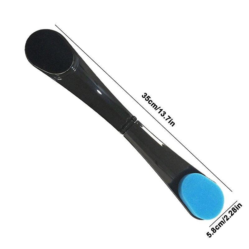 Aplicador de loción con autoprotección solar, palo aplicador de espalda portátil, plegable, sin rayas, protector solar