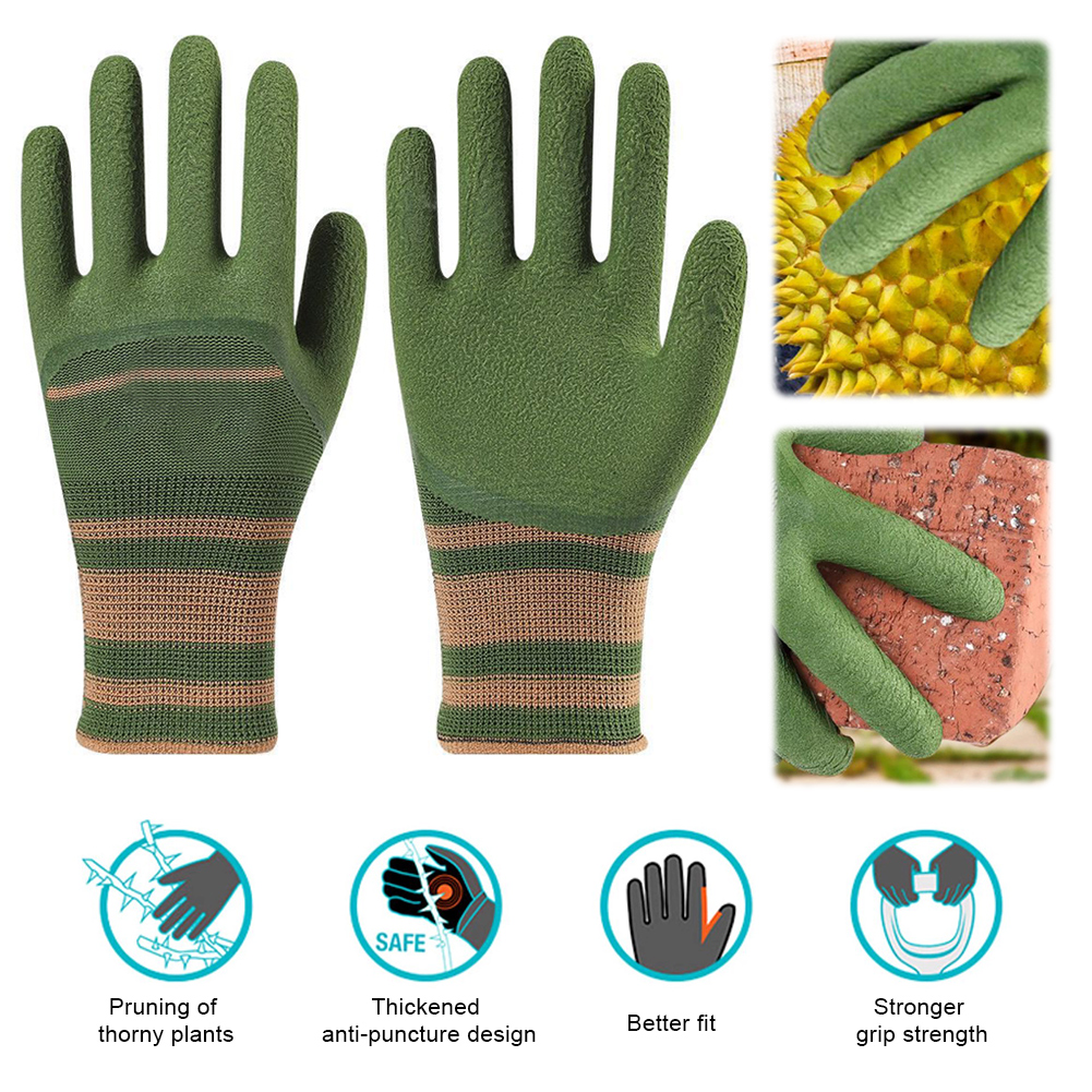 1/2 pares de guantes de jardinería a prueba de espinas, guantes de jardín para poda de rosas, guantes de protección, guantes de rosas para Cactus, rosa y mora