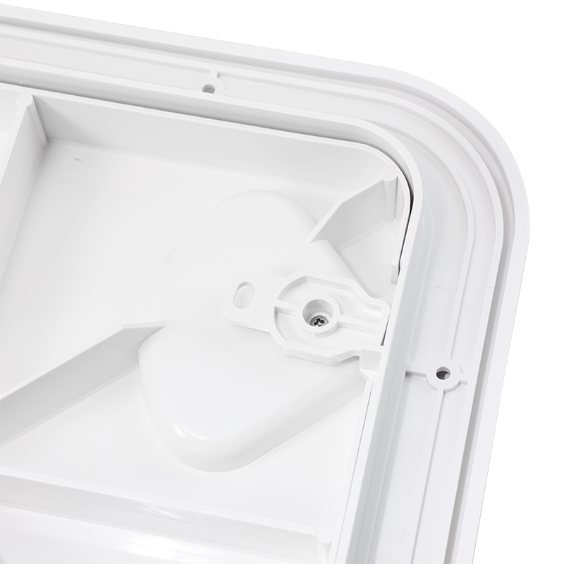 スピードボートプラスチックデッキトラクション、マリンデッキプレート、スクエアハンドル、プルアウトホワイト、abs