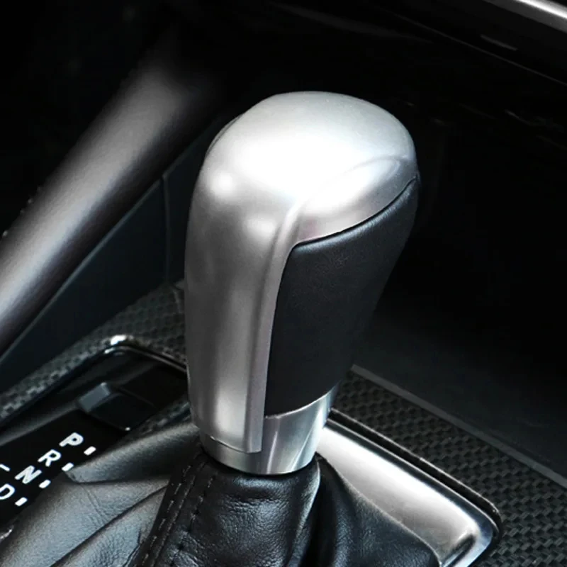 Perilla de palanca de cambios de coche, cubierta de manija, pegatina embellecedora para Mazda 2 3 6 BM GJ Demio CX3 CX5 CX8 CX9 Axela 2014-2021 2022, accesorios