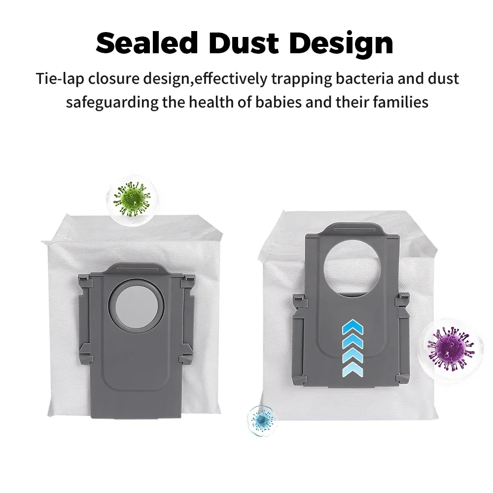 Spare Parts Kit For Roborock S8 S8 Pro Ultra S8+ Vacuum Cleaner HEPA Filter Main Roller Brush Side Brush Mop Cloths Replacement