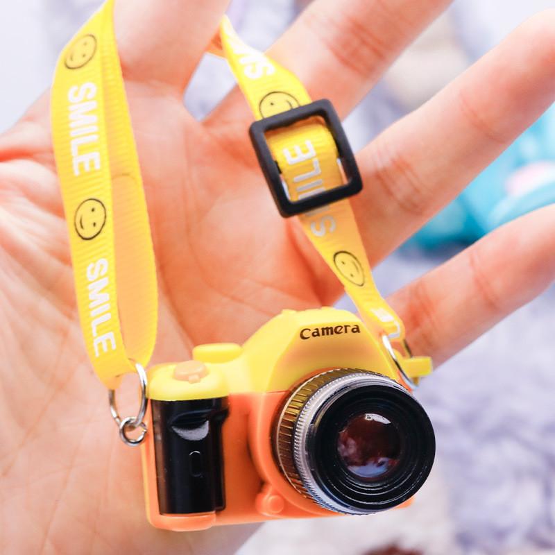 Dollhouse Miniature กล้องดิจิตอล SLR ตุ๊กตาบ้านอุปกรณ์ตกแต่งตกแต่งบ้านสําหรับ BJD สําหรับ labubu ตุ๊กตา