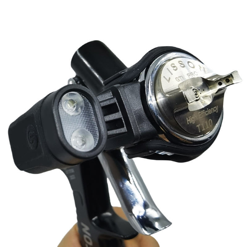 Pistolet pulvérisateur universel avec éclairage réglable, adapté à la plupart des pistolets, lumière de remplissage de peinture, aérographe de travail de nuit