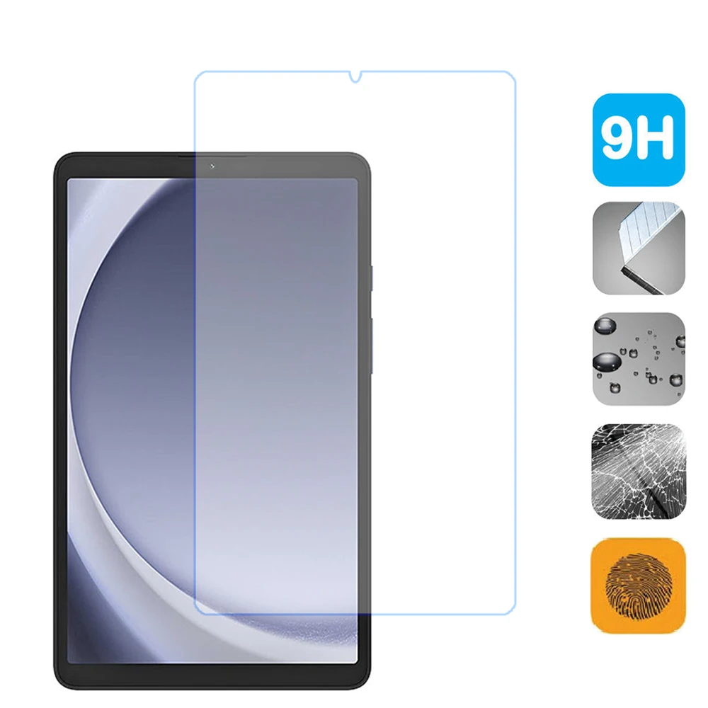 2 pçs para samsung galaxy tab a9 8.7 polegada 2023 protetor de tela de vidro temperado para a9 SM-X110 SM-X115 película protetora ajuste tela