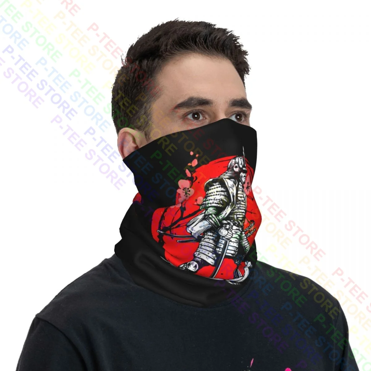 Japanische Samurai Kämpfer Ninja Sinobi Kampfkunst Krieger Hals Gamasche Bandana Schal Gesichts maske Ski